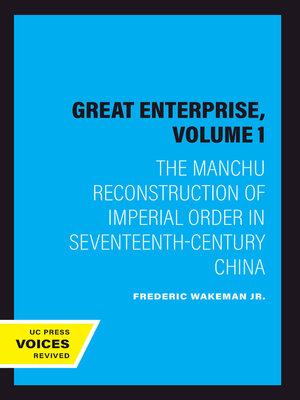 cover image of The Great Enterprise, Volume 1
